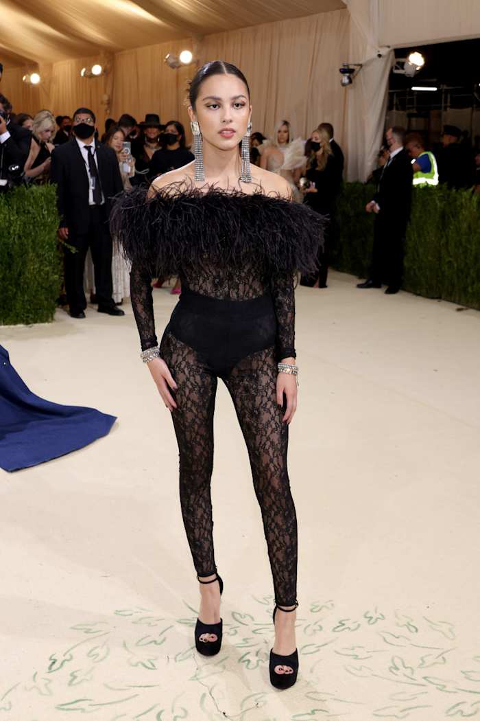 Olivia Rodrigo in YSL. Photograph by John Shearer/Getty Images